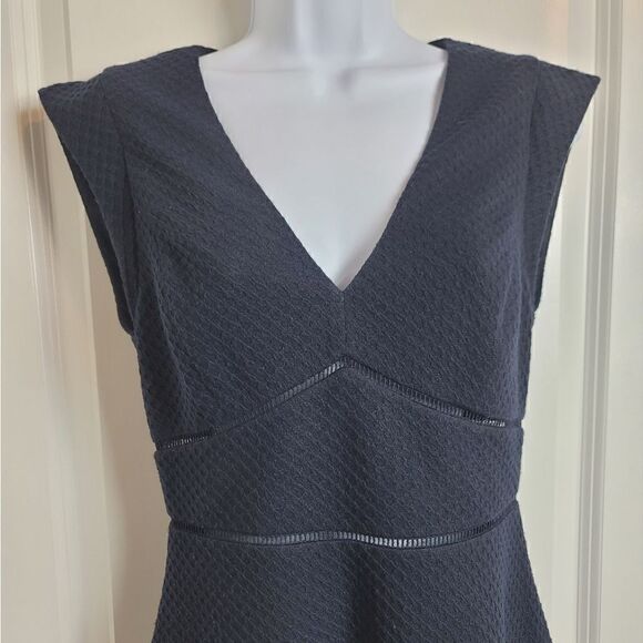 REBECCA TAYLOR Navy Fit And Flare Dress - Picture 3 of 10